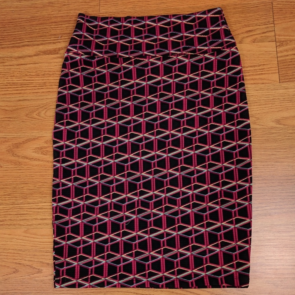 Like New Lularoe Cassie 3D boxes XS